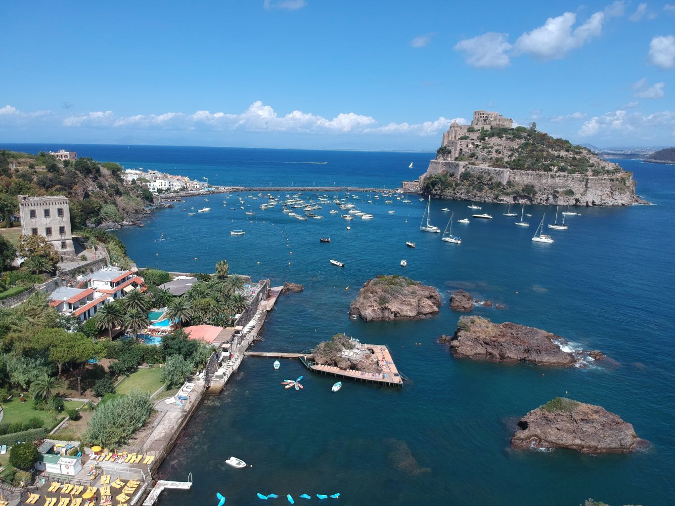 Ischia Domenica 3 settembre Baia di Cartaromana